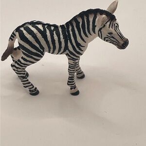 Striped Safari Zebra Action Figure